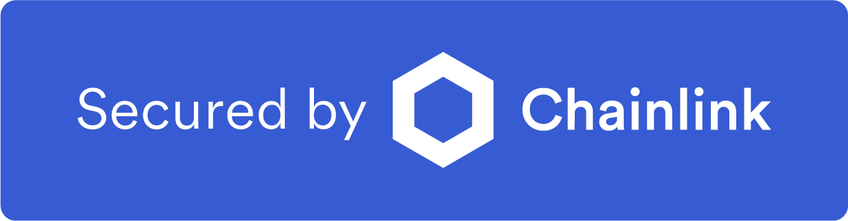 An image of Chainlink's Logo. Chainlink is an oracle solution that provides data to blockchains.