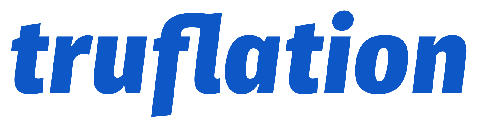 Truflation logo. Truflation provides up to date live aggregate inflation data.